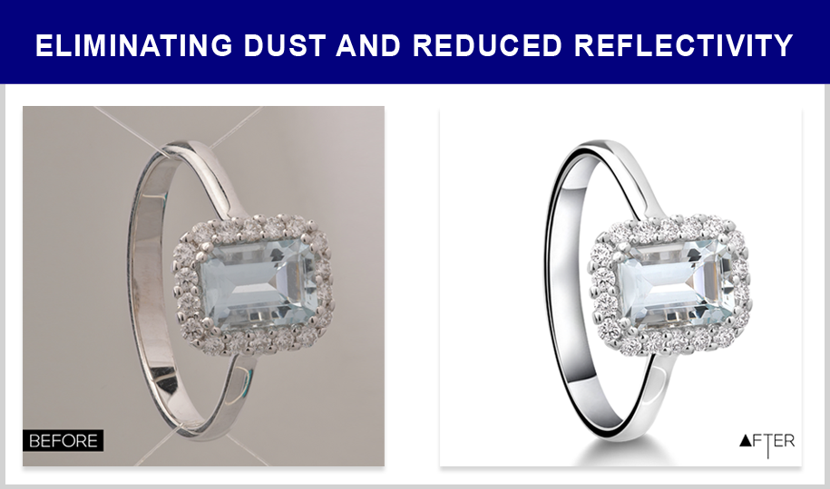 eliminating dust and reduced reflectivity